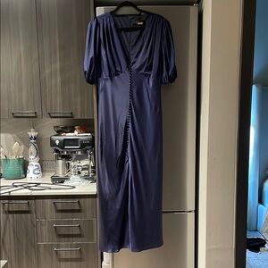 Elegant Navy Blue Women's Dress